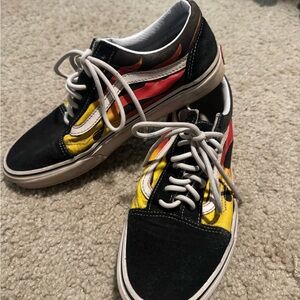 Old school flame vans